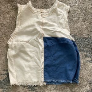 Denim top